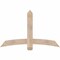 Ekena Millwork Bellingham Smooth Timber Gable Bracket, Douglas Fir, 60"W x 38"H x 1 1/2"D x 5 1/2"F, 15/12 Pitch GBW060X38X0206BEL00SDF - alternate 1